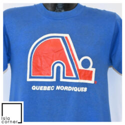 Vintage 90s Quebec Nordiques NHL Hockey Team T Shirt