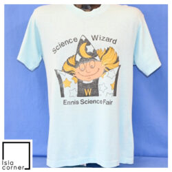 Vintage 90s Science Wizard Ennis Science Fair Montana T Shirt