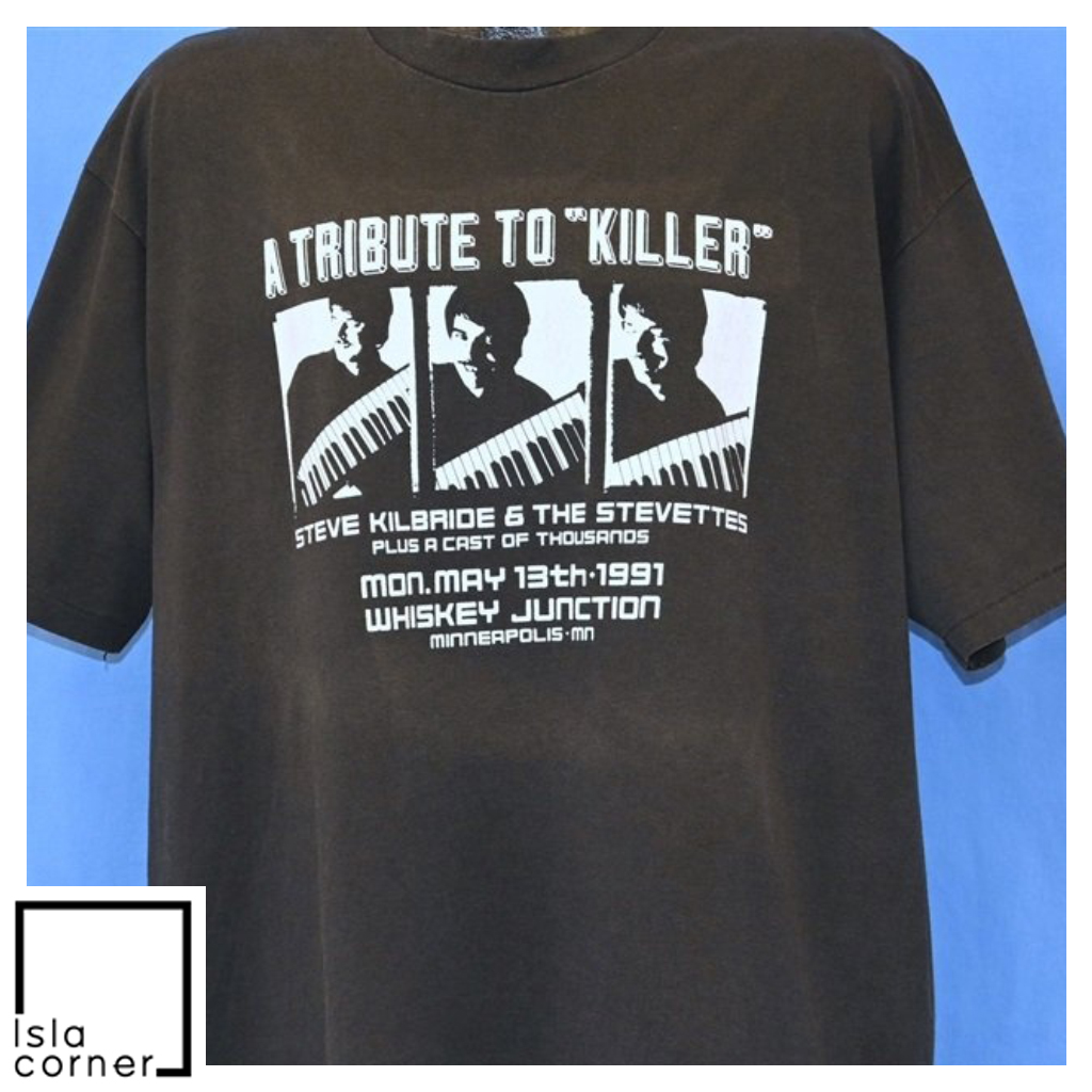 Vintage 90s Steve Kilbride And The Stevettes Tribute To Killer T Shirt Vintage 90s Steve Kilbride And The Stevettes Tribute To Killer T Shirt