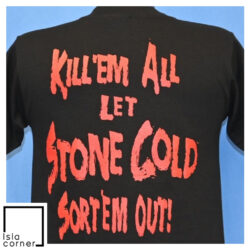 Vintage 90s Stone Cold Austin Kill 'Em T Shirt Back