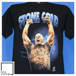Vintage 90s Stone Cold Austin Kill 'Em T Shirt Front