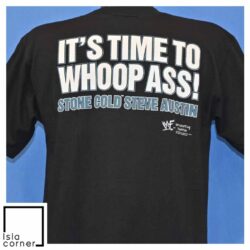 Vintage 90s Stone Cold Steve Austin Pro Ass Kicker WWF T Shirt Back