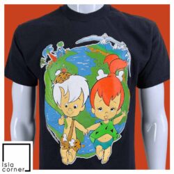 Vintage 90s The Flintstones Pebbles and Bamm-Bamm T-Shirt