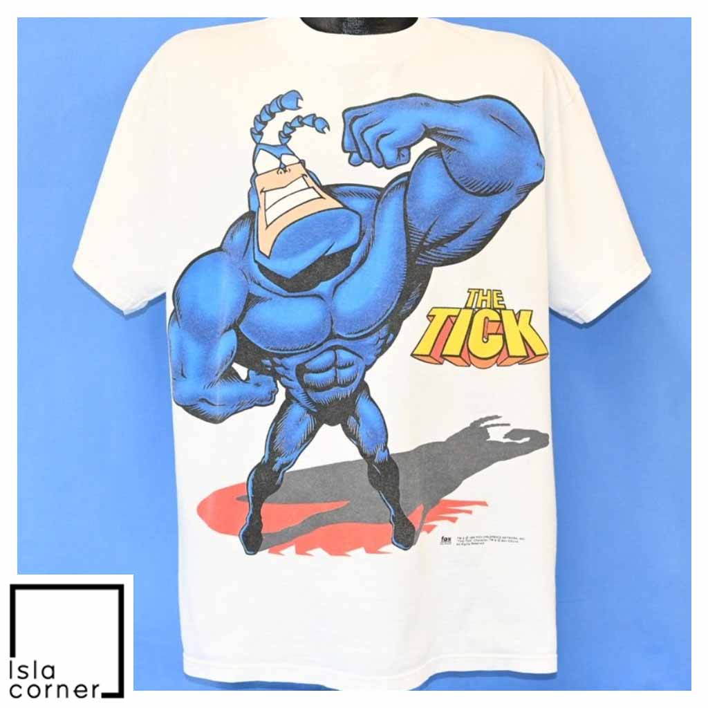 Vintage 90s The Tick Fox Kids Cartoon Superhero T Shirt Vintage 90s The Tick Fox Kids Cartoon Superhero T Shirt