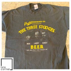 Vintage 90s Three Stooges Beer Shirt