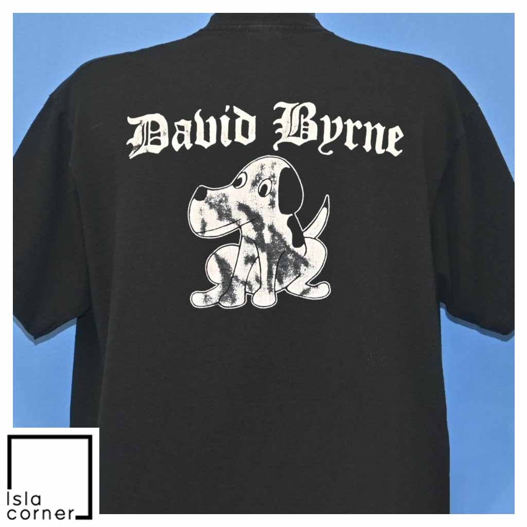 Vintage 90s Uh Oh David Byrne Solo Album Alt Rock T Shirt Back Vintage 90s Uh Oh David Byrne Solo Album Alt Rock T Shirt Back