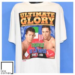 Vintage 90s Ultimate Glory Chavez Vs De La Hoya T Shirt