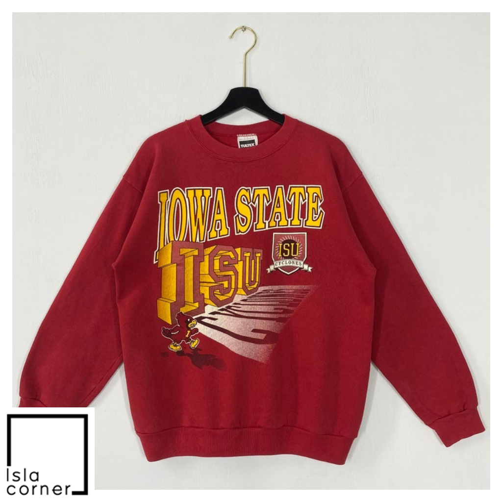 Vintage 90s University Iowa State Cyclones Sweatshirt Vintage 90s University Iowa State Cyclones Sweatshirt