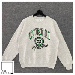 Vintage 90s University Of North Dakota UND Fighting Hawks Sweatshirt