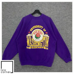Vintage 90s University Of Washington Huskies 1991 Rose Bowl Sweatshirt