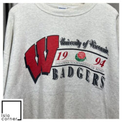Vintage 90s University Of Wisconsin Badgers 1994 Pasadena Tournament Of Roses Sweatshirt
