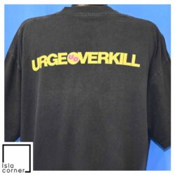 Vintage 90s Urge Overkill UO Saturation Album Alt Rock T Shirt Back