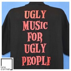 Vintage 90s White Zombie Ugly Music Unworn Band T Shirt Back