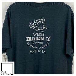 Vintage 90s Zildjian Only Serious Choice Shirt Back