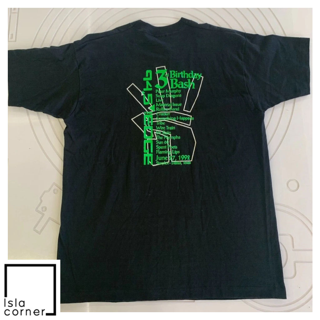 Vintage 94 5 The Edge 1992 3rd Birthday Bash 2 SIDED Shirt Back Vintage 94 5 The Edge 1992 3rd Birthday Bash 2 SIDED Shirt Back