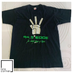 Vintage 94 5 The Edge 1992 3rd Birthday Bash 2 SIDED Shirt Front