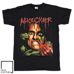 Vintage Alice Cooper Raise The Dead 2013 Tour 2 Sided Shirt Front