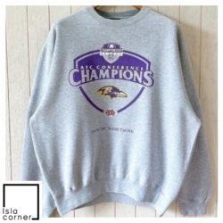 Vintage Baltimore Ravens 2001 AFC Champions Super Bowl XXXV Sweatshirt