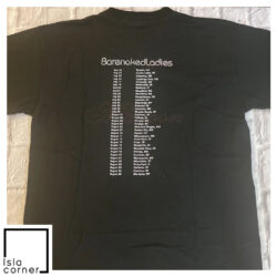 Vintage Barenaked Ladies Maroon Tour Shirt Back