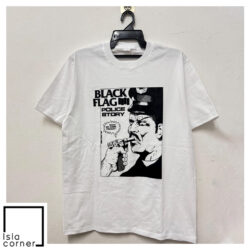 All Reviews 8 Vintage Black Flag Police Story T Shirt