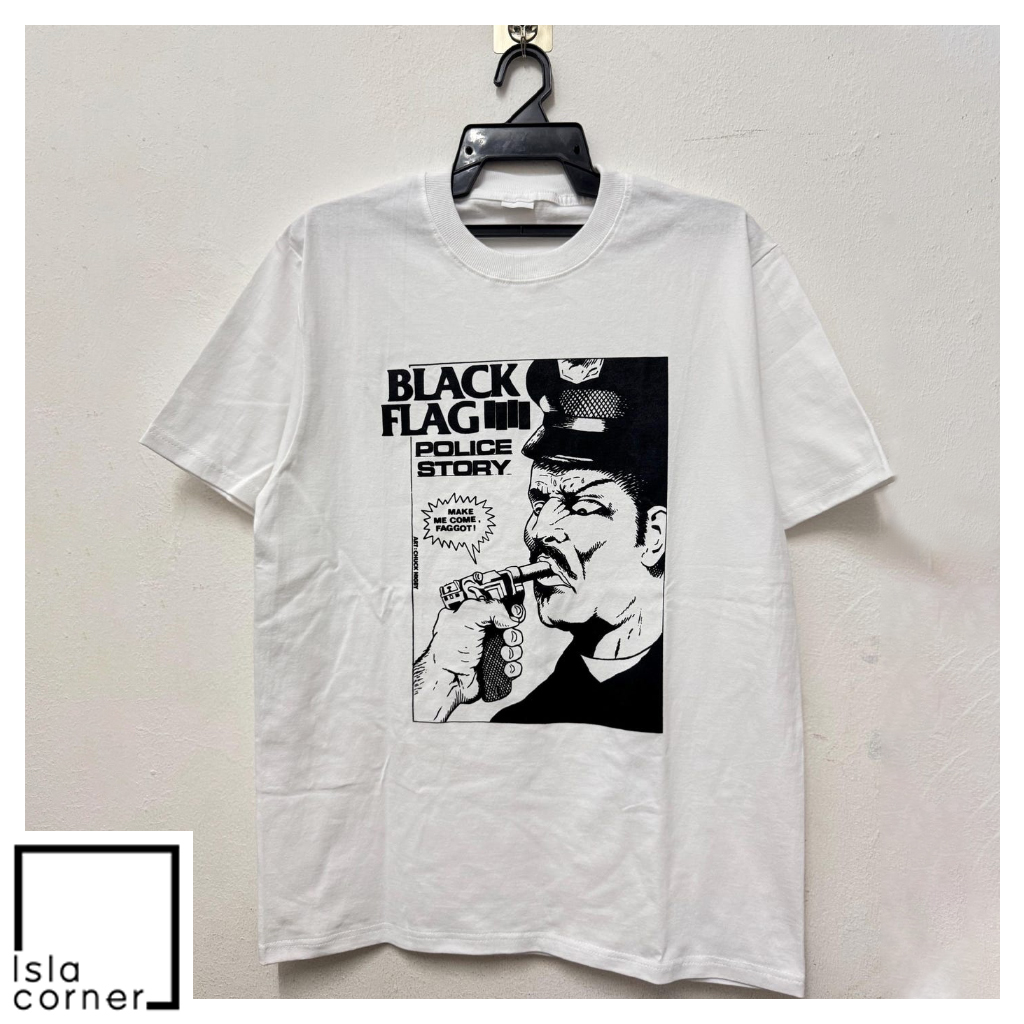 Vintage Black Flag Police Story T Shirt Vintage Black Flag Police Story T Shirt