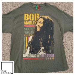 Vintage Bob Marley Uprising World Tour 1980 Shirt