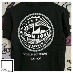 Vintage Bon Jovi Bounce World Tour 2003 Shirt Back