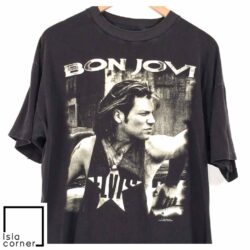 Vintage Bon Jovi World Tour '93 T Shirt Front