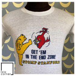 Vintage California Golden Bears University Cal Get 'Em In The End Zone Stomp Stanford Cardinals Shirt