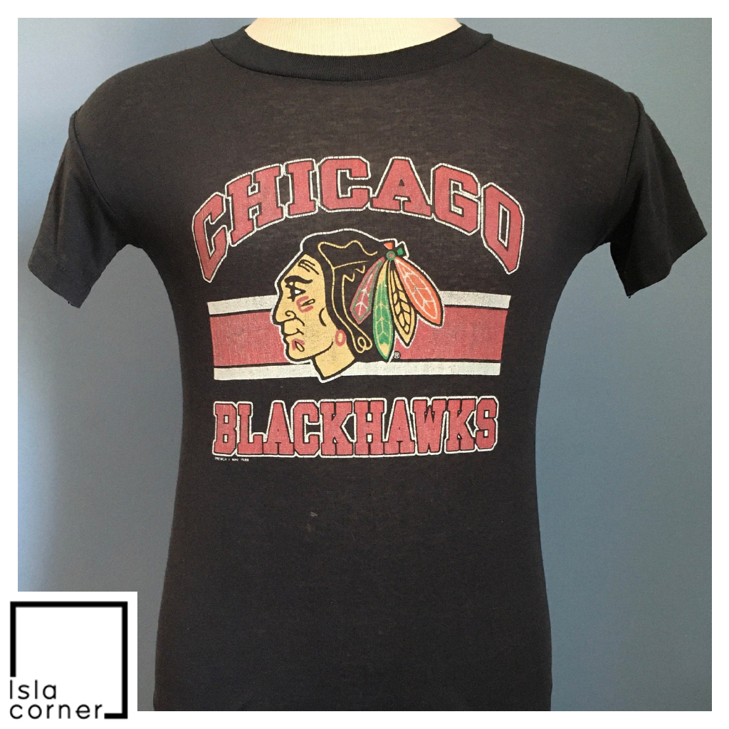 Vintage Chicago Blackhawks 1988 Black Hawks NHL Hockey T Shirt Vintage Chicago Blackhawks 1988 Black Hawks NHL Hockey T Shirt