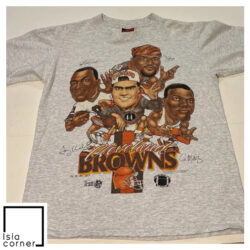 Vintage Cleveland Browns Dawg Pound Caricature T Shirt 1993 NFL Football