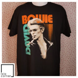 Vintage David Bowie Sunglasses Smoking Shirt