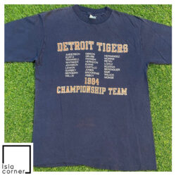 Vintage Detroit Tigers 1984 World Series Champions Baseball MLB Shirt