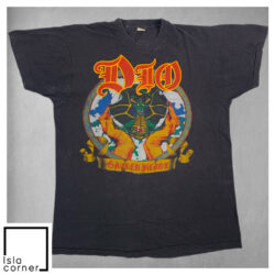 Vintage Dio 1985 Sacred Heart Ronnie James Rock Band Shirt