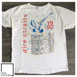 Vintage Dire Straits 1992 On Every Street Tour Shirt BAck