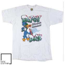 Vintage Dopey Duck T Shirt 90s Weed Marijuana Smoke Bong