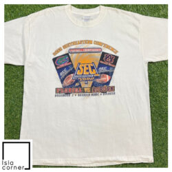 Vintage Florida Gators Vs Auburn University 2000 SEC Championship NCAA College Football Shirt