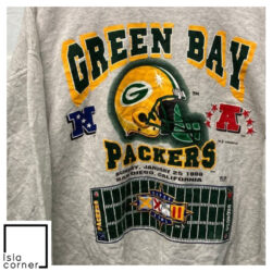 Vintage Green Bay Packers Super Bowl XXXII 1998 Sweatshirt