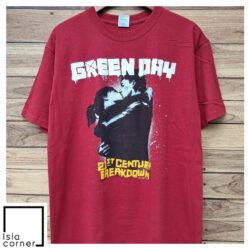 Vintage Green Day 21th Century Breakdown Tour 2009 Shirt Front