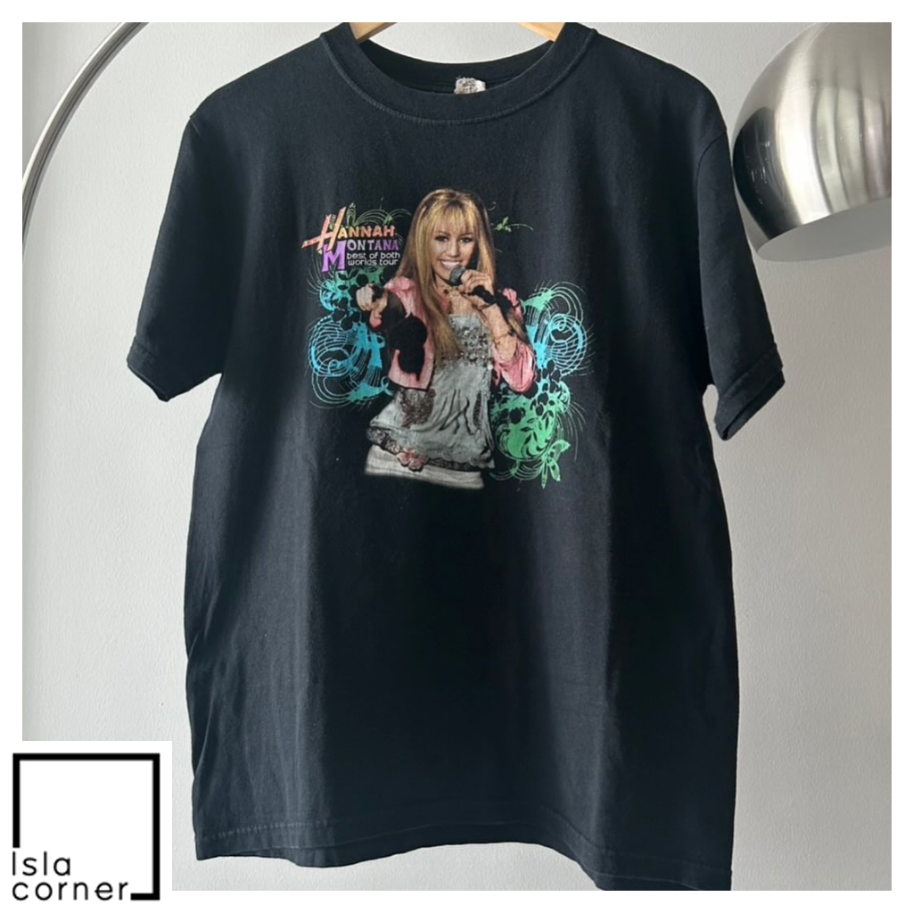 Vintage Hannah Montana Best Of Both Worlds Tour Shirt Vintage Hannah Montana Best Of Both Worlds Tour Shirt