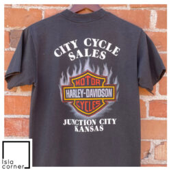 Vintage Harley Davidson I Own a Harley Davidson Not Just A T Shirt Back