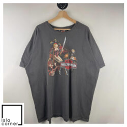 Vintage Harley Davidson Pirate Girl Las Vegas Nevada Shirt
