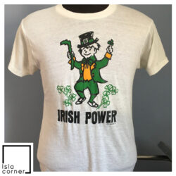 Vintage Irish Power Patrick's Day Notre Dame Fighting Irish University NCAA College Shirt