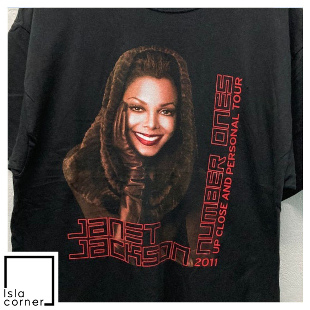 Vintage Janet Jackson Number One Tour Shirt Vintage Janet Jackson Number One Tour Shirt