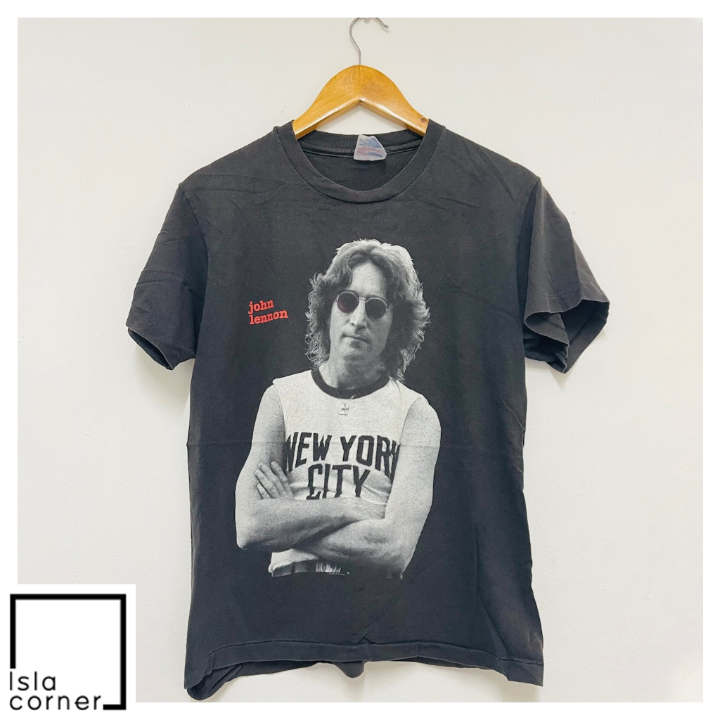 Vintage John Lennon New York City The Beatles Tour Shirt Vintage John Lennon New York City The Beatles Tour Shirt