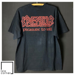 Vintage Kreator 2002 Pleasure To Kill 2 sided Shirt Back