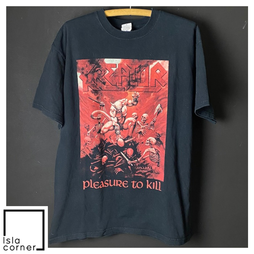 Vintage Kreator 2002 Pleasure To Kill 2 sided Shirt Front Vintage Kreator 2002 Pleasure To Kill 2 sided Shirt Front