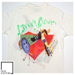 Vintage Living Colour Cult Of Personality 1988 Tour Shirt Back