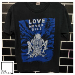 Vintage Love Never Dies California Skeletons Sex Shirt