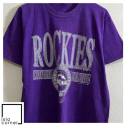 Vintage MLB 1993 Colorado Rockies Logo 7 Shirt